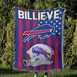 NFL Buffalo Bills Football Team Woven Tapestry Blanket Amazing Gift For Fans And Friends Home Decor BBW21