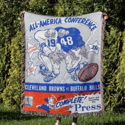 NFL Buffalo Bills Football Team Woven Tapestry Blanket Amazing Gift For Fans And Friends Home Decor BBW33
