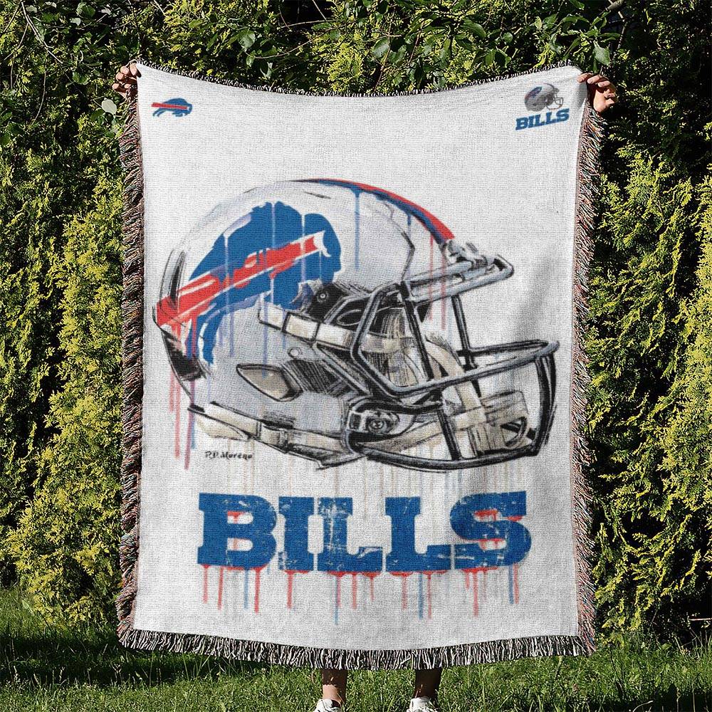 NFL Buffalo Bills Football Team Woven Tapestry Blanket Amazing Gift For Fans And Friends Home Decor BBW36