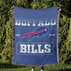 NFL Buffalo Bills Football Team Woven Tapestry Blanket Amazing Gift For Fans And Friends Home Decor BBW6