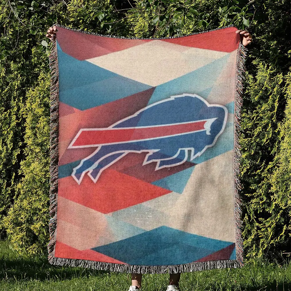 NFL Buffalo Bills Football Team Woven Tapestry Blanket Amazing Gift For Fans And Friends Home Decor BBW8