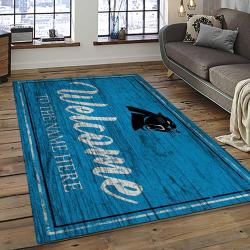 NFL Carolina Panthers Football Team Logo Sport Carpet Area Rug Gift For Friends CNPS23