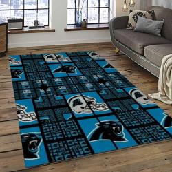 NFL Carolina Panthers Football Team Logo Sport Carpet Area Rug Gift For Friends CNPS28