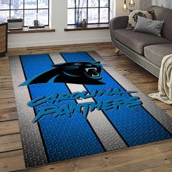 NFL Carolina Panthers Football Team Logo Sport Carpet Area Rug Gift For Friends CNPS34