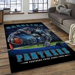 NFL Carolina Panthers Football Team Logo Sport Carpet Area Rug Gift For Friends CNPS39