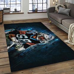NFL Carolina Panthers Football Team Logo Sport Carpet Area Rug Gift For Friends CNPS5