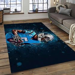 NFL Carolina Panthers Football Team Logo Sport Carpet Area Rug Gift For Friends CNPS6