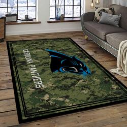 NFL Carolina Panthers Football Team Logo Sport Carpet Area Rug Home Decor Best Gift For Friends CP36