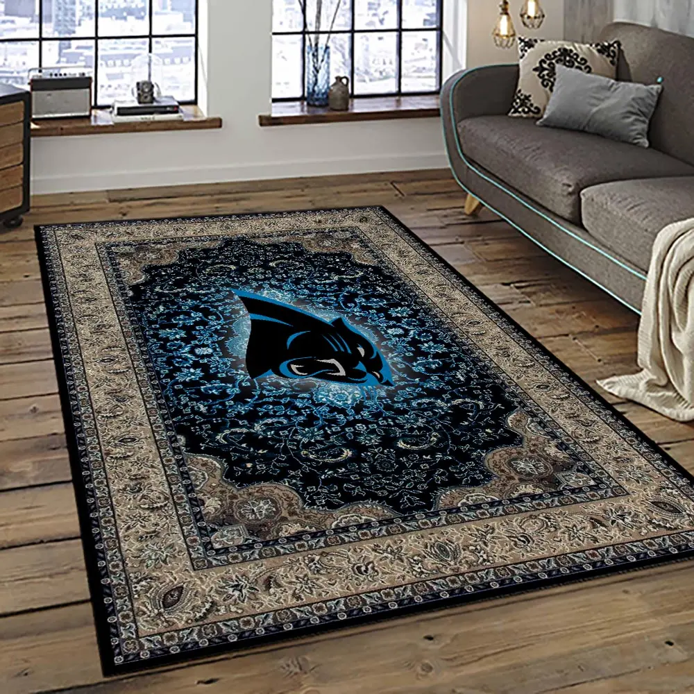 NFL Carolina Panthers Football Team Logo Sport Carpet Area Rug Home Decor Best Gift For Friends CP37