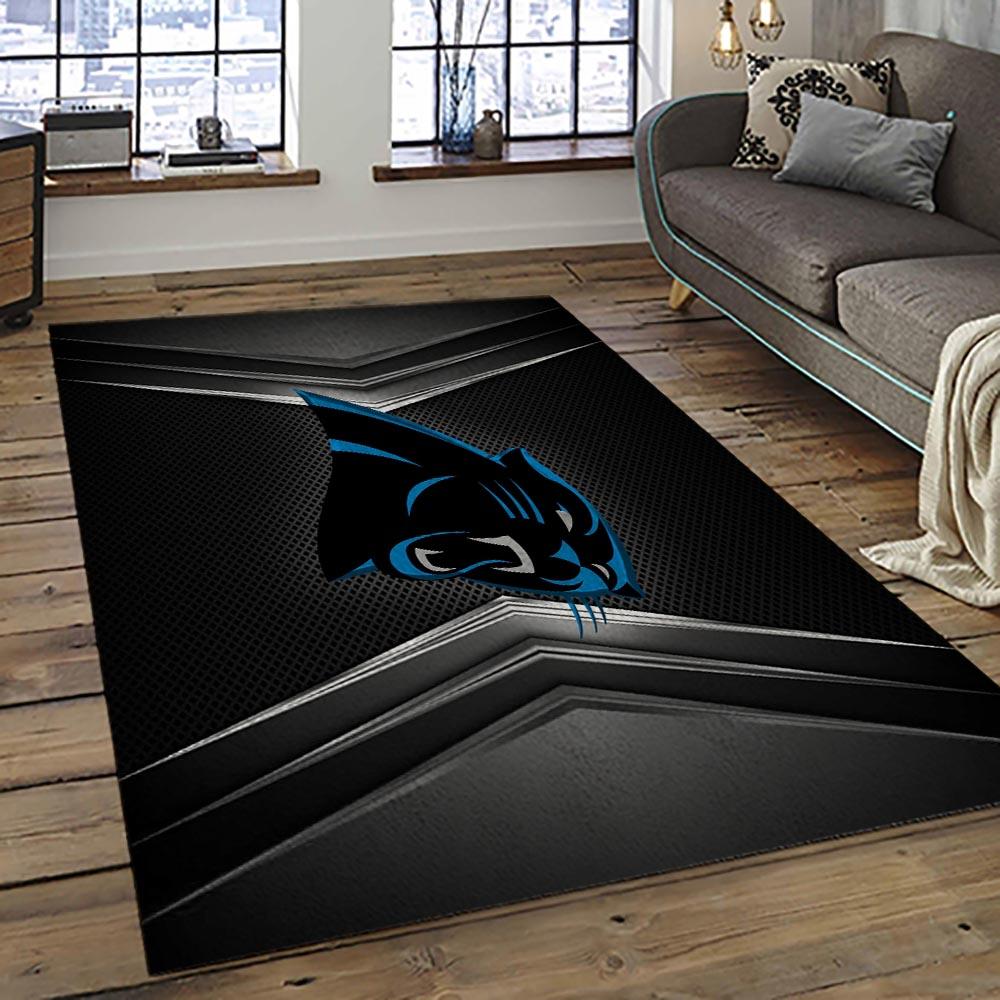 NFL Carolina Panthers Football Team Logo Sport Carpet Area Rug Home Decor Best Gift For Friends CP40