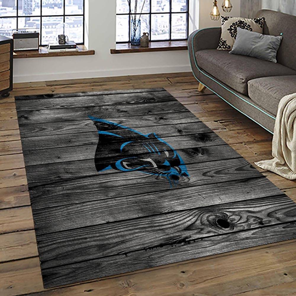 NFL Carolina Panthers Football Team Logo Sport Carpet Area Rug Home Decor Best Gift For Friends CP42