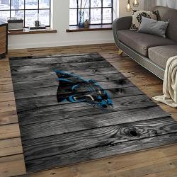 NFL Carolina Panthers Football Team Logo Sport Carpet Area Rug Home Decor Best Gift For Friends CP42