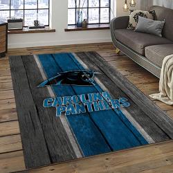 NFL Carolina Panthers Football Team Logo Sport Carpet Area Rug Home Decor Best Gift For Friends CP44