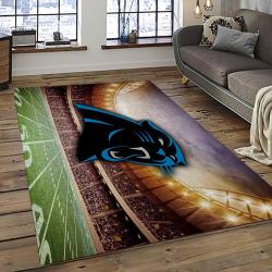 NFL Carolina Panthers Football Team Logo Sport Carpet Area Rug Home Decor Best Gift For Friends CP52