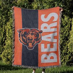NFL Chicago Bears Football Team Woven Tapestry Blanket Amazing Gift For Fans And Friends Home Decor CBW1
