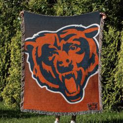 NFL Chicago Bears Football Team Woven Tapestry Blanket Amazing Gift For Fans And Friends Home Decor CBW23