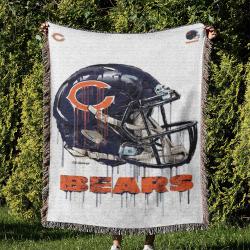 NFL Chicago Bears Football Team Woven Tapestry Blanket Amazing Gift For Fans And Friends Home Decor CBW39