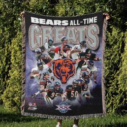 NFL Chicago Bears Football Team Woven Tapestry Blanket Amazing Gift For Fans And Friends Home Decor CBW41