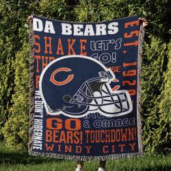 NFL Chicago Bears Football Team Woven Tapestry Blanket Amazing Gift For Fans And Friends Home Decor CBW5