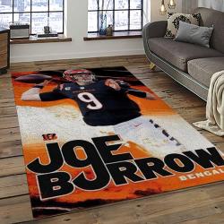 NFL Cincinnati Bengals Football Team Logo Sport Carpet Area Rug Who Dey Nation Gift For Friends CNNS56