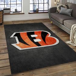NFL Cincinnati Bengals Football Team Logo Sport Carpet Area Rug Who Dey Nation Gift For Friends CNNS68