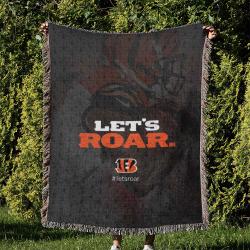 NFL Cincinnati Bengals Football Team Woven Tapestry Blanket Amazing Gift For Fans And Friends Home Decor CBW20