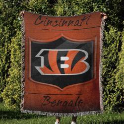 NFL Cincinnati Bengals Football Team Woven Tapestry Blanket Amazing Gift For Fans And Friends Home Decor CBW21