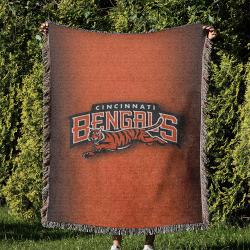 NFL Cincinnati Bengals Football Team Woven Tapestry Blanket Amazing Gift For Fans And Friends Home Decor CBW22