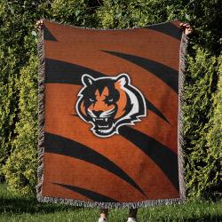 NFL Cincinnati Bengals Football Team Woven Tapestry Blanket Amazing Gift For Fans And Friends Home Decor CBW25