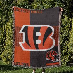NFL Cincinnati Bengals Football Team Woven Tapestry Blanket Amazing Gift For Fans And Friends Home Decor CBW34