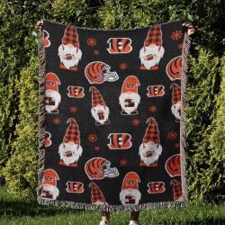 NFL Cincinnati Bengals Football Team Woven Tapestry Blanket Amazing Gift For Fans And Friends Home Decor CBW35