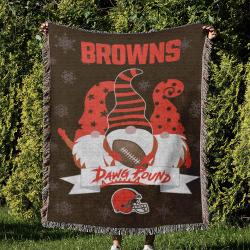 NFL Cleveland Browns Football Team Woven Tapestry Blanket Amazing Gift For Fans And Friends Home Decor CBW15
