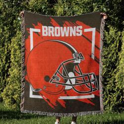 NFL Cleveland Browns Football Team Woven Tapestry Blanket Amazing Gift For Fans And Friends Home Decor CBW23