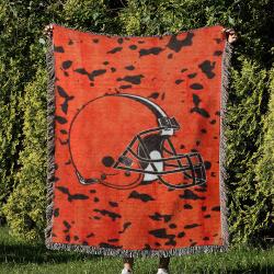 NFL Cleveland Browns Football Team Woven Tapestry Blanket Amazing Gift For Fans And Friends Home Decor CBW24