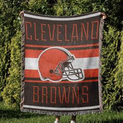 NFL Cleveland Browns Football Team Woven Tapestry Blanket Amazing Gift For Fans And Friends Home Decor CBW31