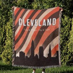 NFL Cleveland Browns Football Team Woven Tapestry Blanket Amazing Gift For Fans And Friends Home Decor CBW6