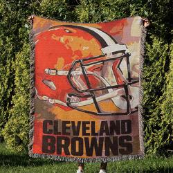 NFL Cleveland Browns Football Team Woven Tapestry Blanket Amazing Gift For Fans And Friends Home Decor CBW7