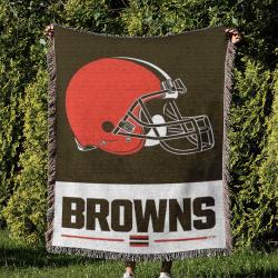 NFL Cleveland Browns Football Team Woven Tapestry Blanket Amazing Gift For Fans And Friends Home Decor CBW8