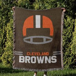 NFL Cleveland Browns Football Team Woven Tapestry Blanket Amazing Gift For Fans And Friends Home Decor CBW9