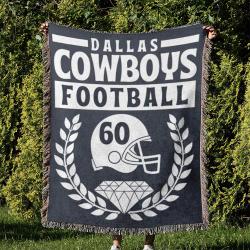 NFL Dallas Cowboy Football Team Woven Tapestry Blanket Amazing Gift For Fans And Friends Home Decor DBW1