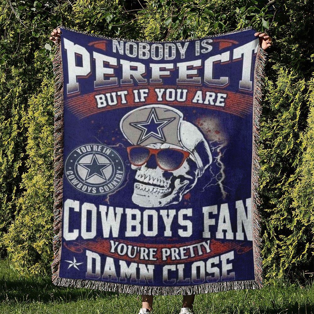 NFL Dallas Cowboy Football Team Woven Tapestry Blanket Amazing Gift For Fans And Friends Home Decor DBW10