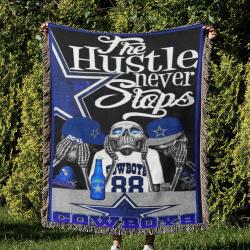 NFL Dallas Cowboy Football Team Woven Tapestry Blanket Amazing Gift For Fans And Friends Home Decor DBW11