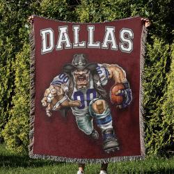 NFL Dallas Cowboy Football Team Woven Tapestry Blanket Amazing Gift For Fans And Friends Home Decor DBW19