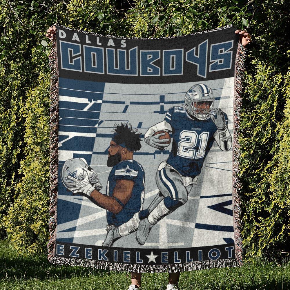 NFL Dallas Cowboy Football Team Woven Tapestry Blanket Amazing Gift For Fans And Friends Home Decor DBW2