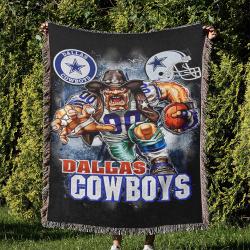 NFL Dallas Cowboy Football Team Woven Tapestry Blanket Amazing Gift For Fans And Friends Home Decor DBW24