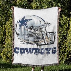 NFL Dallas Cowboy Football Team Woven Tapestry Blanket Amazing Gift For Fans And Friends Home Decor DBW25