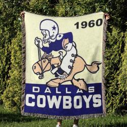 NFL Dallas Cowboy Football Team Woven Tapestry Blanket Amazing Gift For Fans And Friends Home Decor DBW27