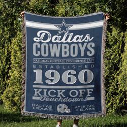NFL Dallas Cowboy Football Team Woven Tapestry Blanket Amazing Gift For Fans And Friends Home Decor DBW28