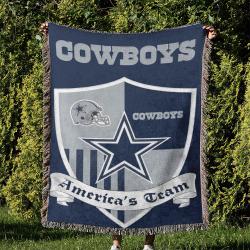 NFL Dallas Cowboy Football Team Woven Tapestry Blanket Amazing Gift For Fans And Friends Home Decor DBW5