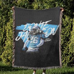 NFL Detroit Lions Football Team Woven Tapestry Blanket Amazing Gift For Fans And Friends Home Decor DLW1